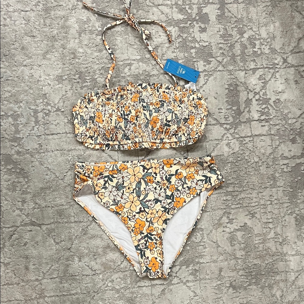 New with tags CUPSHE floral bikini size small